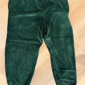 Women’s Suzi Kondi Green Velour Pants
